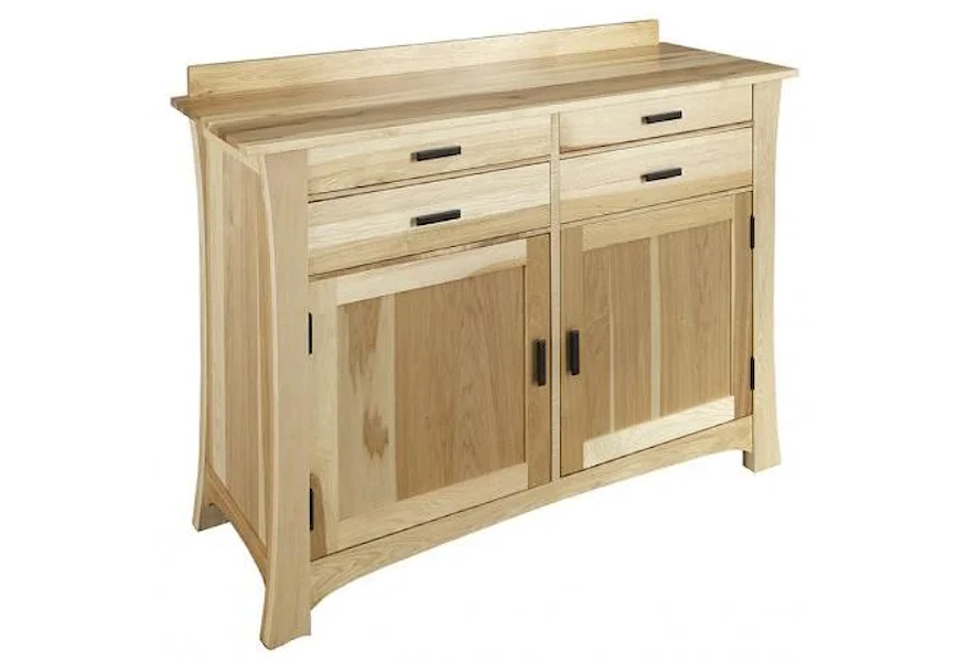 Cattail Bungalow 4 Drawer 2 Door Sideboard by AAmerica at Esprit Decor Home Furnishings